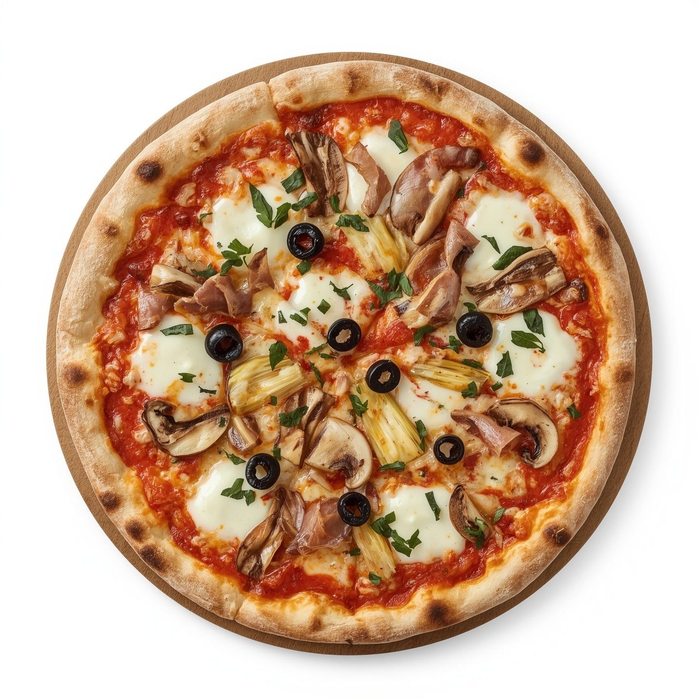 Capricciosa Pizza.