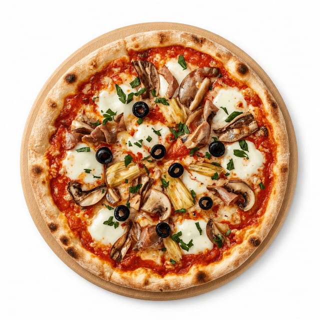 Capricciosa Pizza.