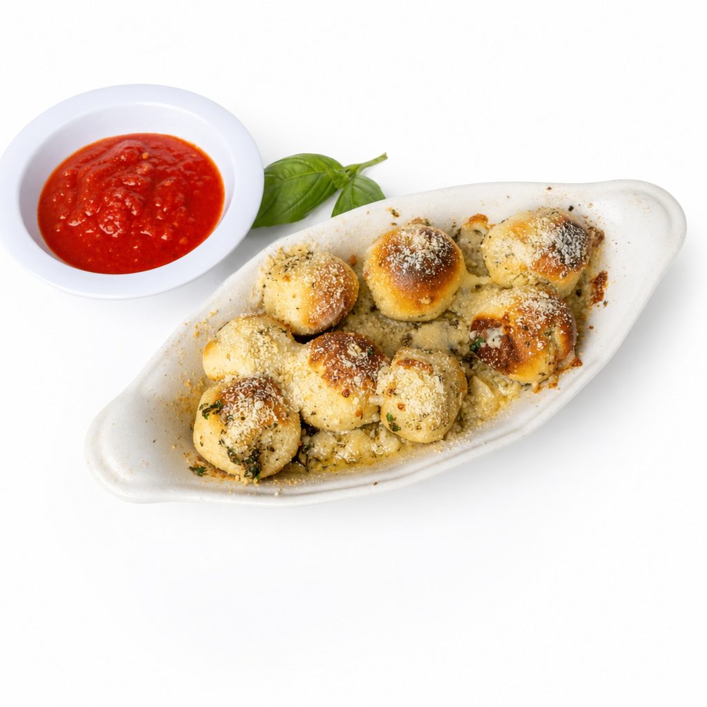 Garlic knots (8).