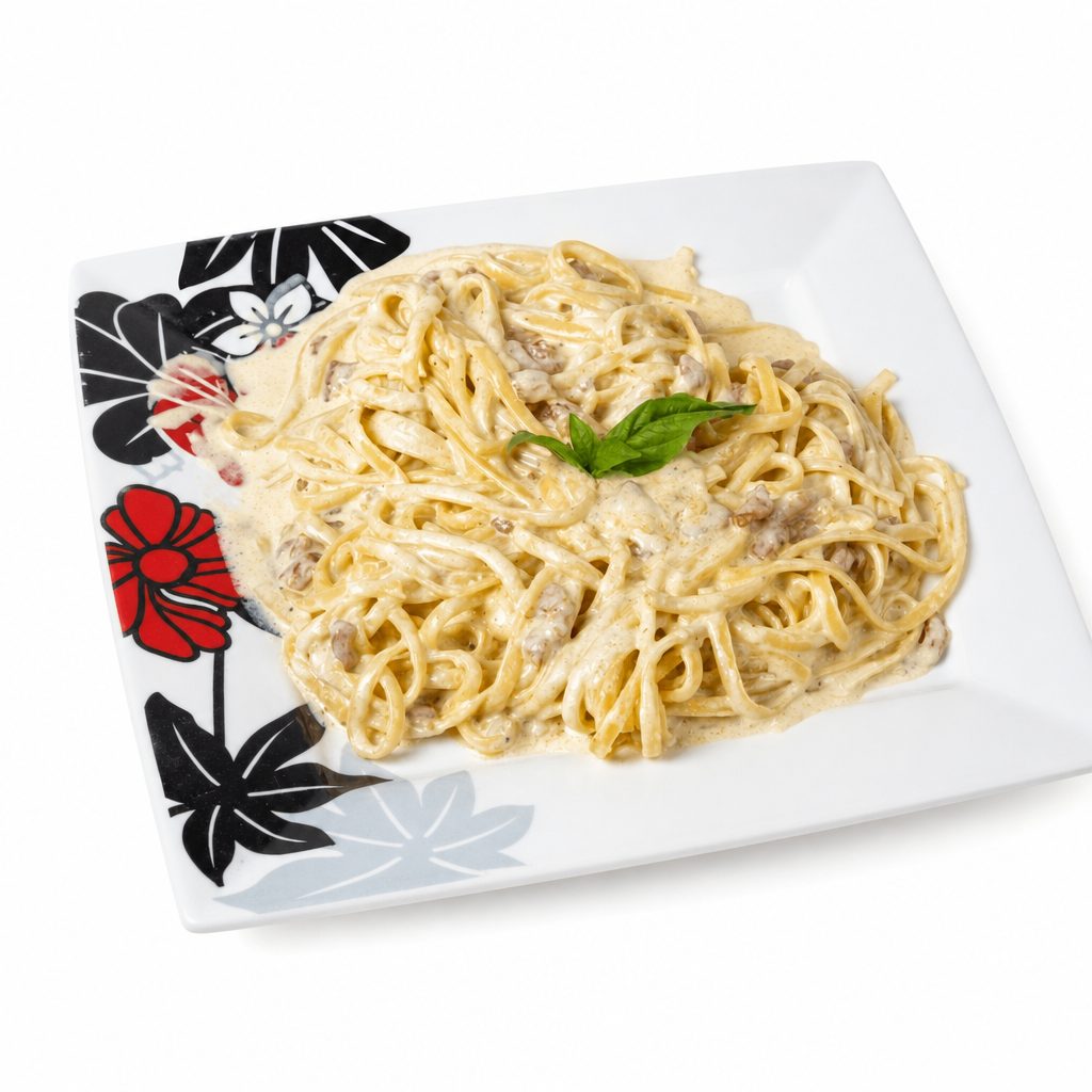 Chicken Alfredo.