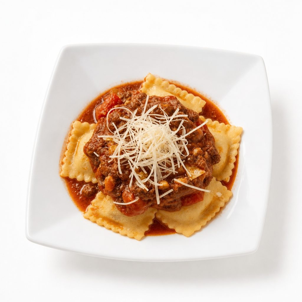 Ravioli Bolognese.