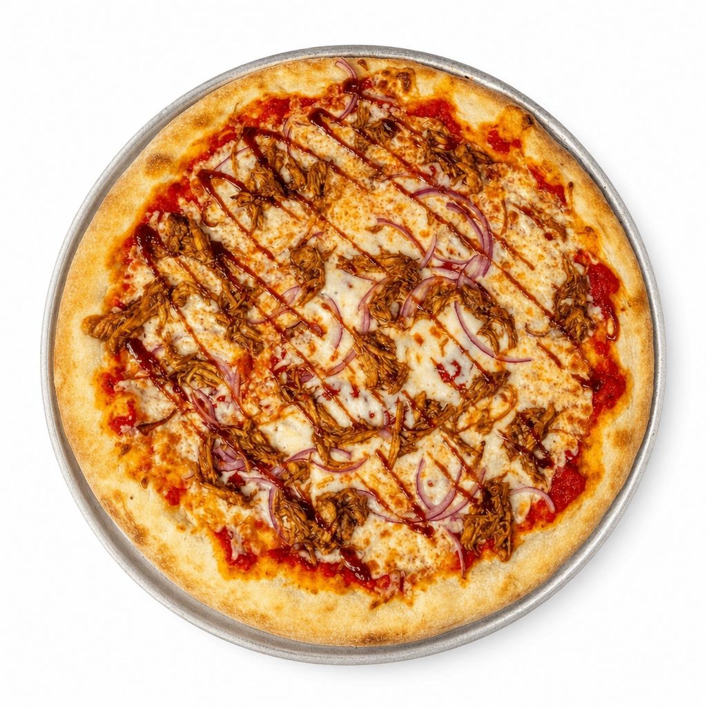 BBQ Chicken Pizza.