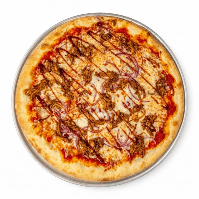 BBQ Chicken Pizza.