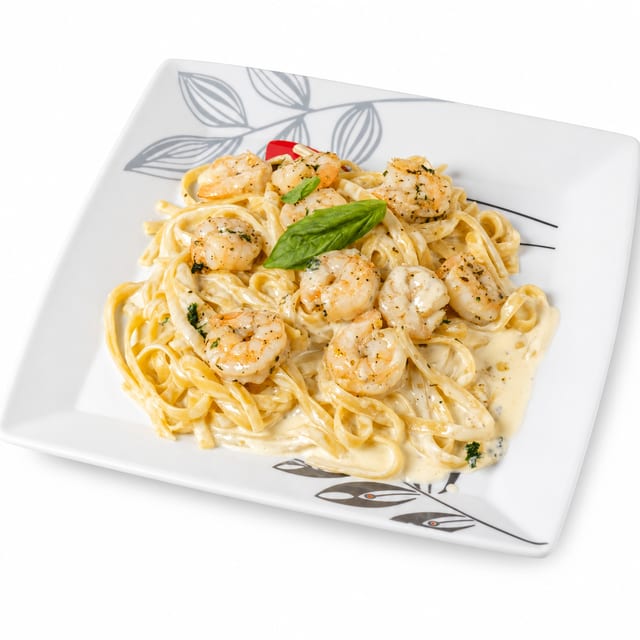 Shrimp Alfredo.